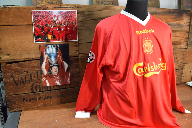 Load image into Gallery viewer, John Arne Riise, Match Worn Liverpool FC Jersey, European Championship

