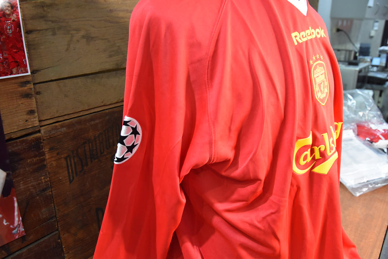 Load image into Gallery viewer, John Arne Riise, Match Worn Liverpool FC Jersey, European Championship
