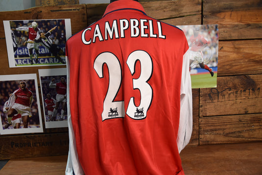 Sol Campbell Match-Worn Arsenal Jersey, Goal-Scoring, 2002