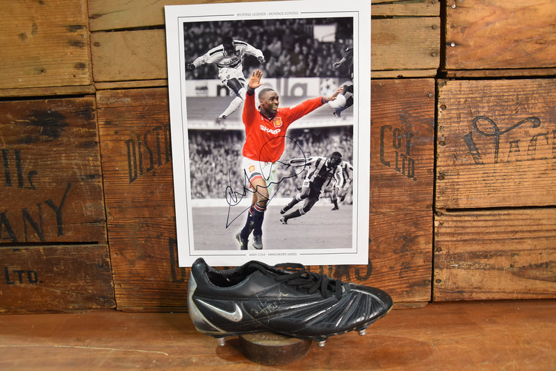 Load image into Gallery viewer, Andy Cole Manchester United Match-Worn Boot
