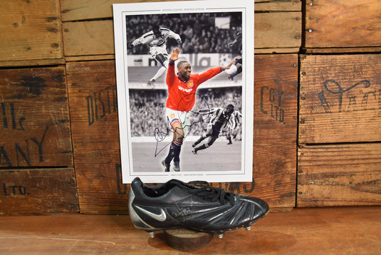 Andy Cole Manchester United Match-Worn Boot