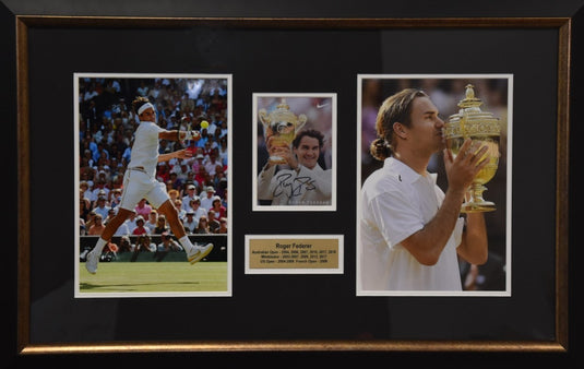 Roger Federer Personally Signed Collage, from Unique Memorabilia. 