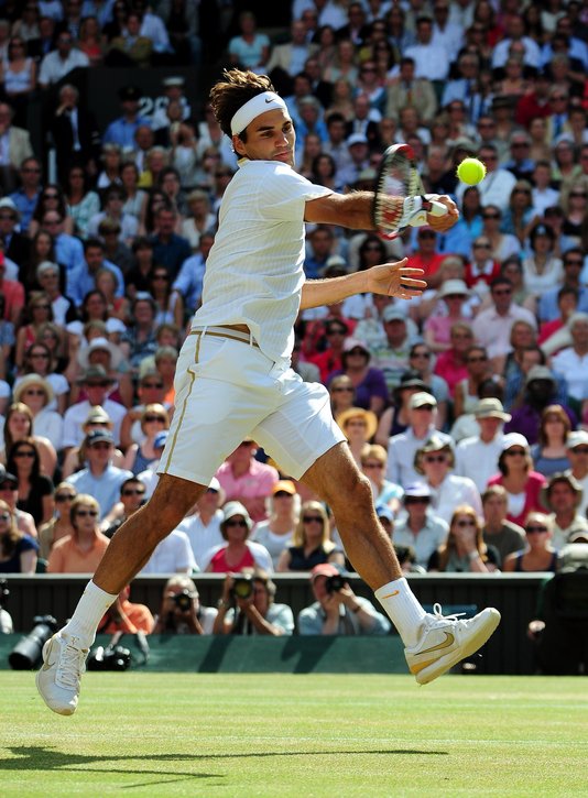 Roger Federer Wimbledown Match-Worn Personally-Signed Headband