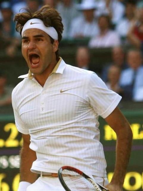 Roger Federer Wimbledown Match-Worn Personally-Signed Headband