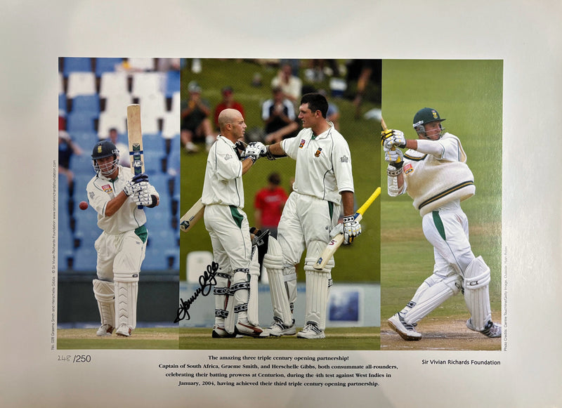 Load image into Gallery viewer, Herschelle Gibbs South Africa Cricket Personally Signed Career Tribute
