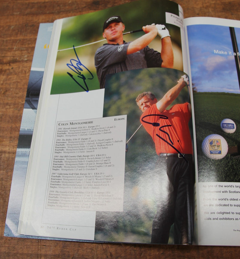 Load image into Gallery viewer, 2002 Ryder Cup Program Fully Signed by US and European Teams
