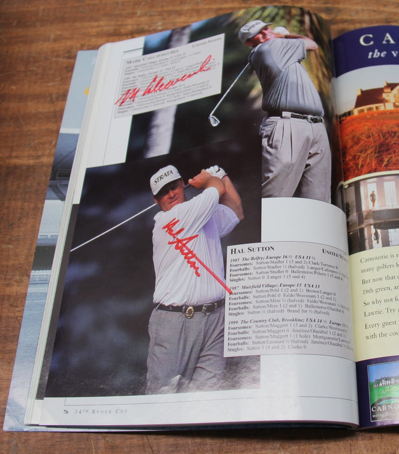 Load image into Gallery viewer, 2002 Ryder Cup Program Fully Signed by US and European Teams
