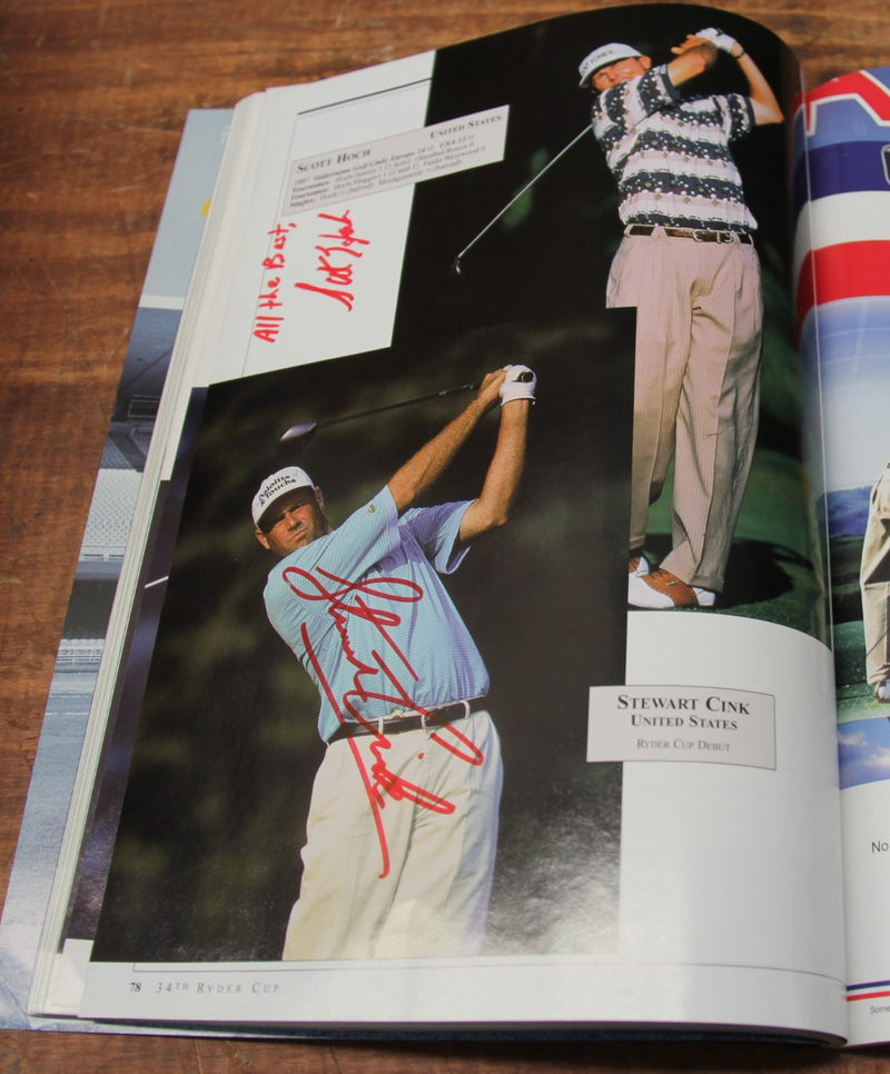 Load image into Gallery viewer, 2002 Ryder Cup Program Fully Signed by US and European Teams
