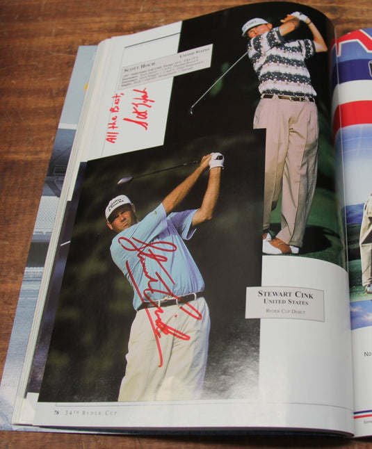 2002 Ryder Cup Program Fully Signed by US and European Teams