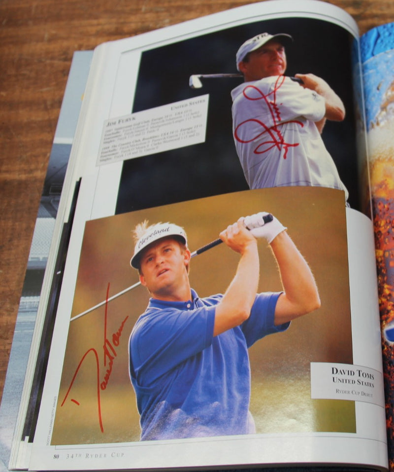 Load image into Gallery viewer, 2002 Ryder Cup Program Fully Signed by US and European Teams
