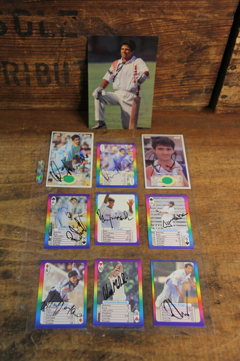 Load image into Gallery viewer, India Test Cricket Player-Signed Historic Collection
