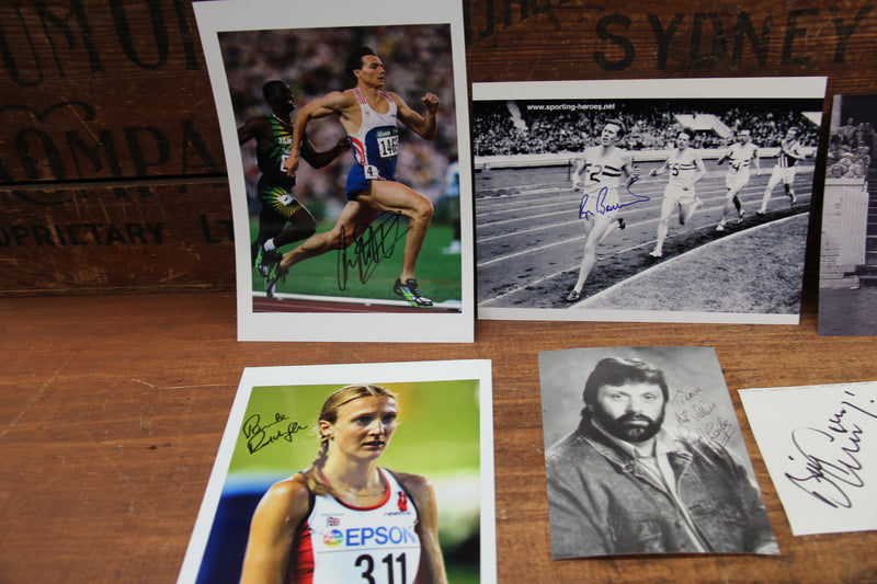 Load image into Gallery viewer, British Signed Photo Collection - from Sir Roger Bannister to Billy Connolly
