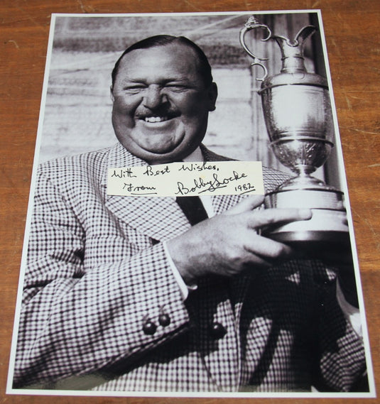 South African Winners of The Open - Personally Signed by Els, Oosthuizen, Player, Locke