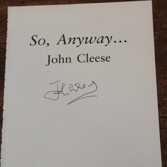 Fawlty Towers - "Waldorf Salad" script personally signed by Connie Booth