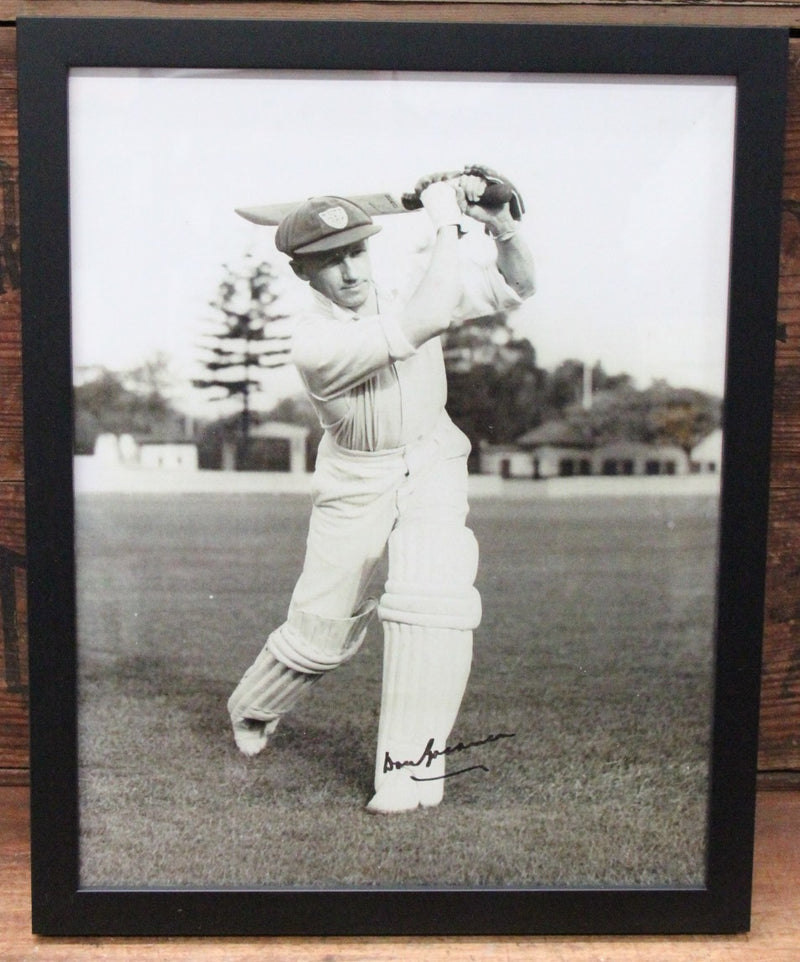 Load image into Gallery viewer, Sir Donald Bradman Personally Signed "The Straight Drive", Framed
