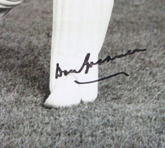 Sir Donald Bradman Personally Signed "The Straight Drive", Framed