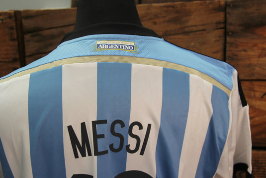 Lionel Messi Personally Signed Argentina Jersey - Beckett Witnessed COA