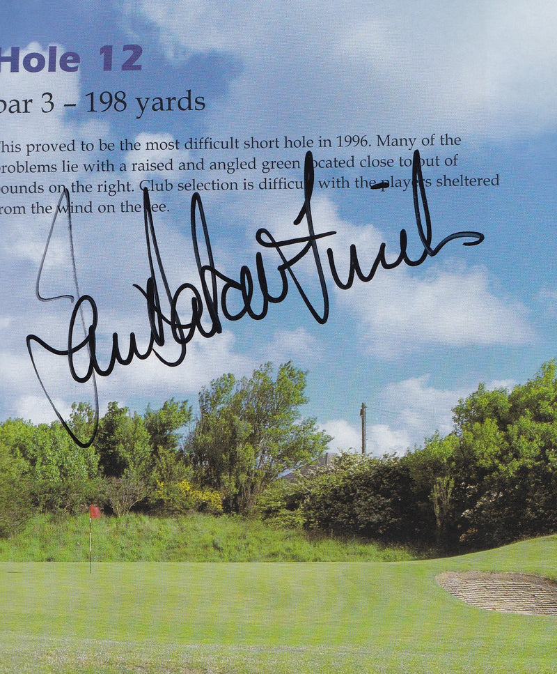 Load image into Gallery viewer, British Open 2001 Multi Signed Program Incl. Woods (twice), Duval (winner), Player, Norman
