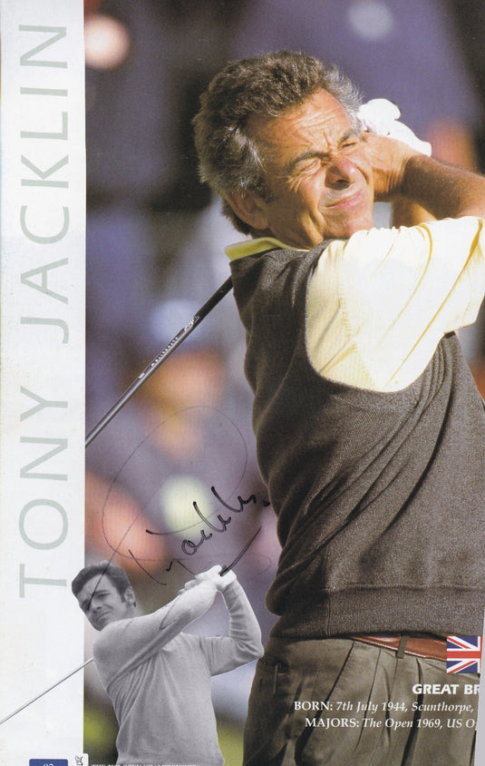 British Open 2001 Multi Signed Program Incl. Woods (twice), Duval (winner), Player, Norman