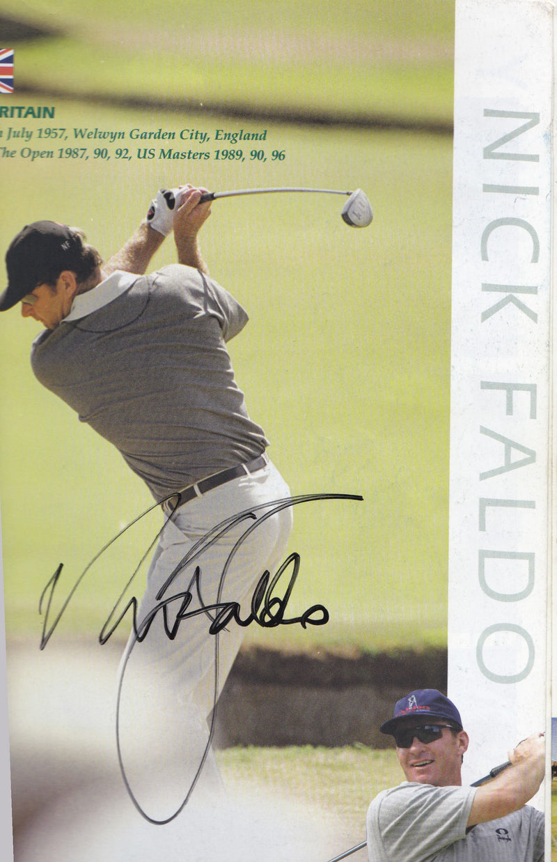 Load image into Gallery viewer, British Open 2001 Multi Signed Program Incl. Woods (twice), Duval (winner), Player, Norman

