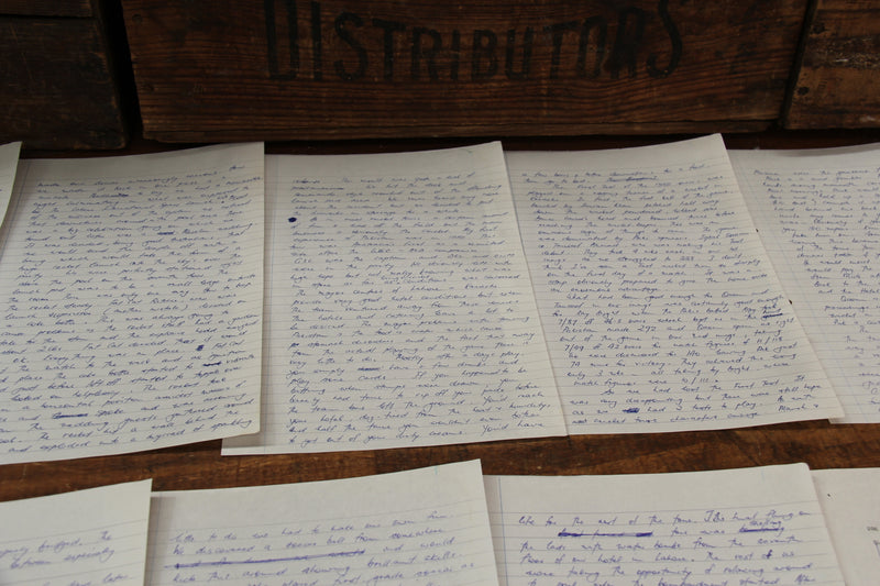 Load image into Gallery viewer, Allan Border - Handwritten Chapter for "An Autobiography" (1986)
