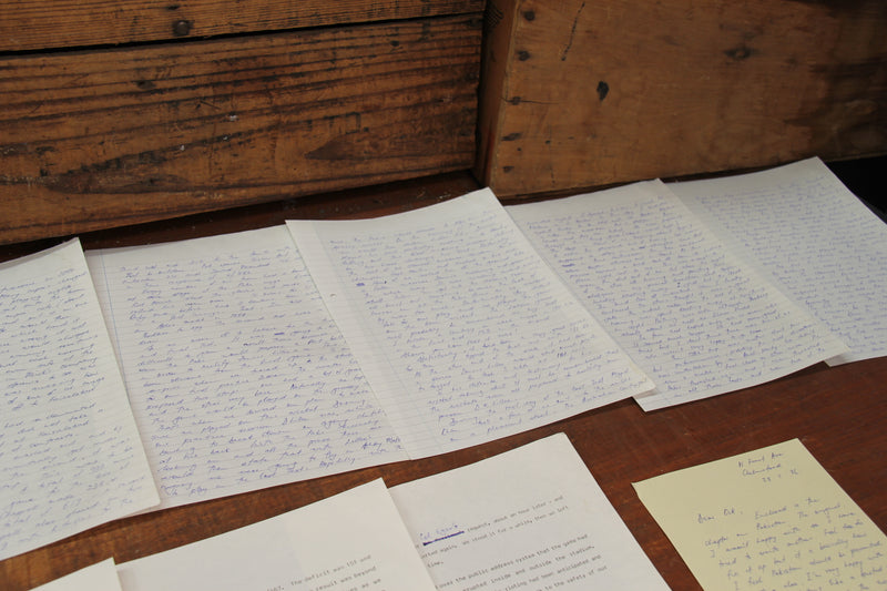 Load image into Gallery viewer, Allan Border - Handwritten Chapter for "An Autobiography" (1986)
