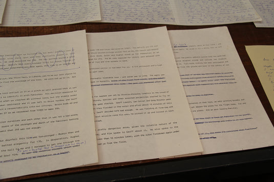 Allan Border - Handwritten Chapter for "An Autobiography" (1986)