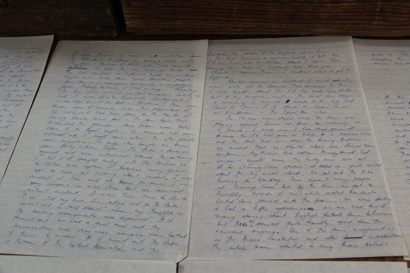 Load image into Gallery viewer, Allan Border - Handwritten Chapter for "An Autobiography" (1986)
