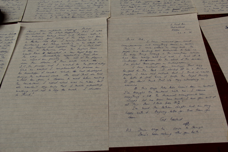 Load image into Gallery viewer, Allan Border - Handwritten Chapter for "An Autobiography" (1986)
