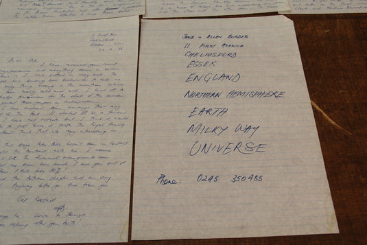 Allan Border - Handwritten Chapter for "An Autobiography" (1986)