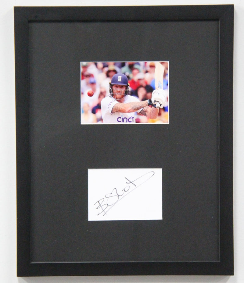Load image into Gallery viewer, England Cricket - Ben Stokes Personally Signed Tribute, Framed
