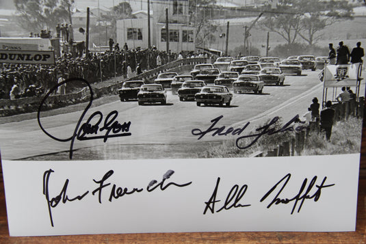 1971 Bathurst 500 Ford Drivers Personally Signed Photo