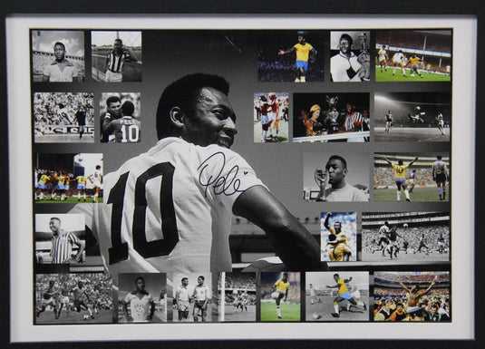 Pele 'The Greatest" Personally Signed Photo, Framed