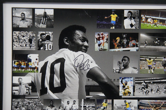 Pele 'The Greatest" Personally Signed Photo, Framed