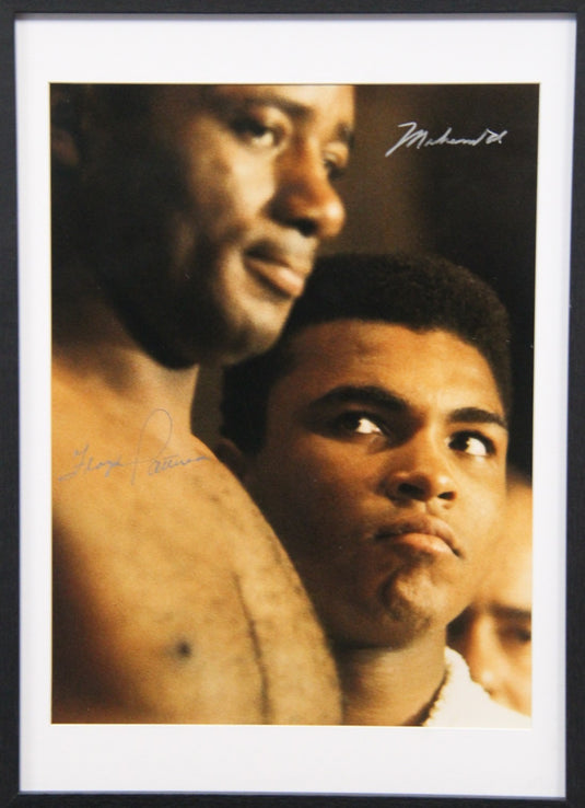 Muhammad Ali and Floyd Patterson Personally Signed Photo, Framed