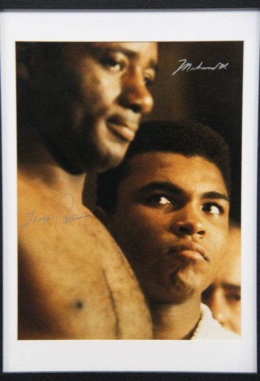 Muhammad Ali and Floyd Patterson Personally Signed Photo, Framed