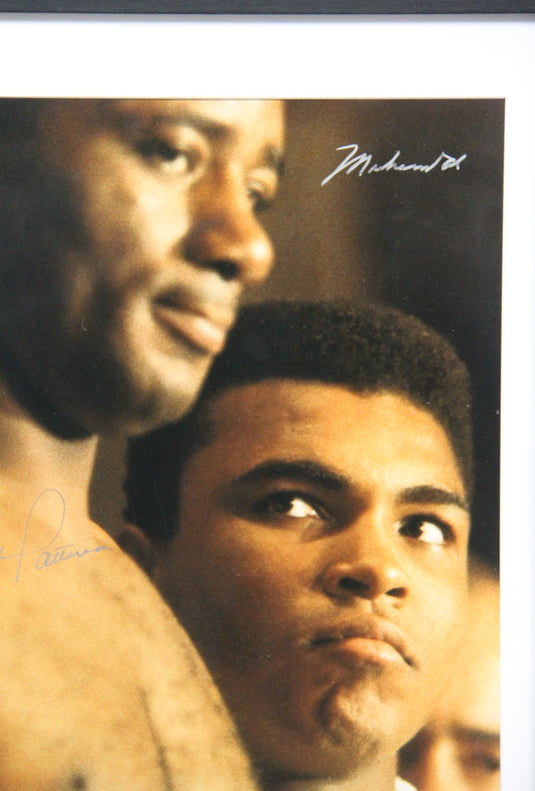 Muhammad Ali and Floyd Patterson Personally Signed Photo, Framed