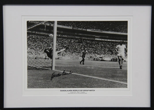 Gordon Banks Personally Signed 1970 World Cup "Greatest Save in History"