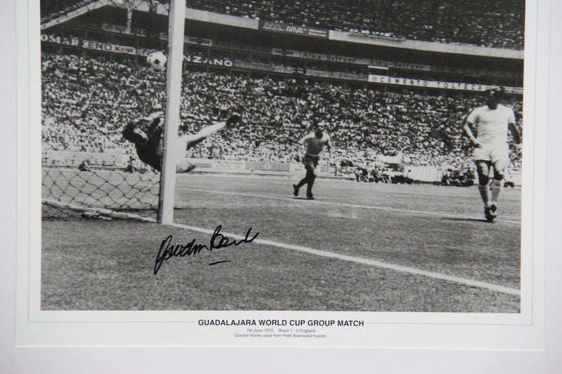 Load image into Gallery viewer, Gordon Banks Personally Signed 1970 World Cup "Greatest Save in History"
