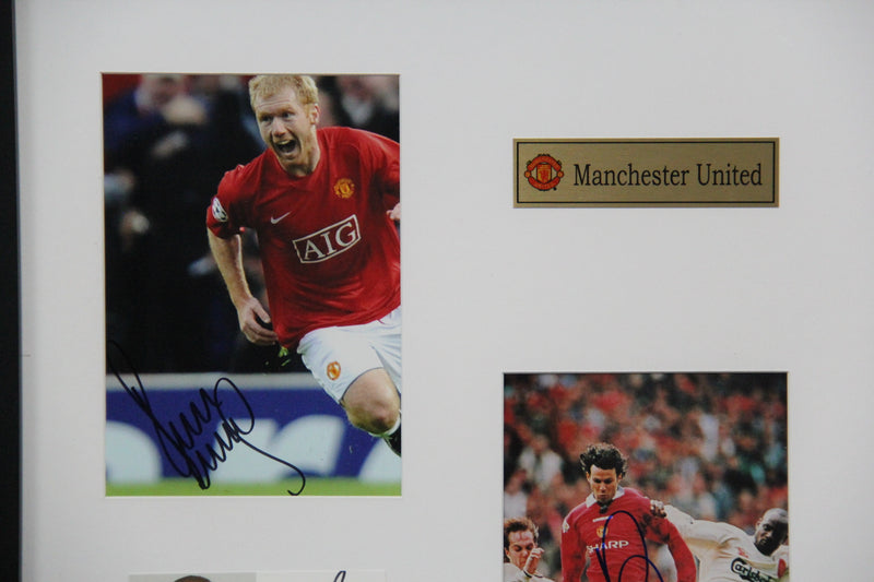 Load image into Gallery viewer, Manchester United Legends Personally Signed by 5, Framed
