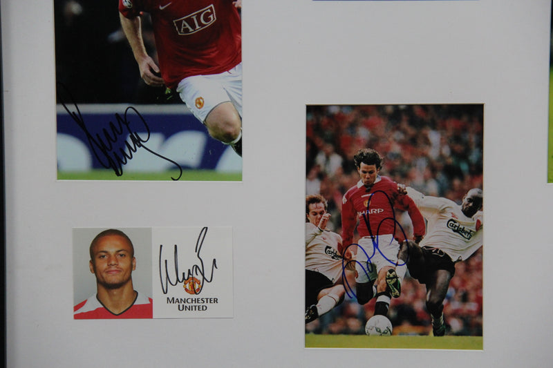 Load image into Gallery viewer, Manchester United Legends Personally Signed by 5, Framed
