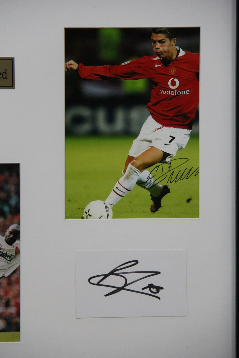 Load image into Gallery viewer, Manchester United Legends Personally Signed by 5, Framed
