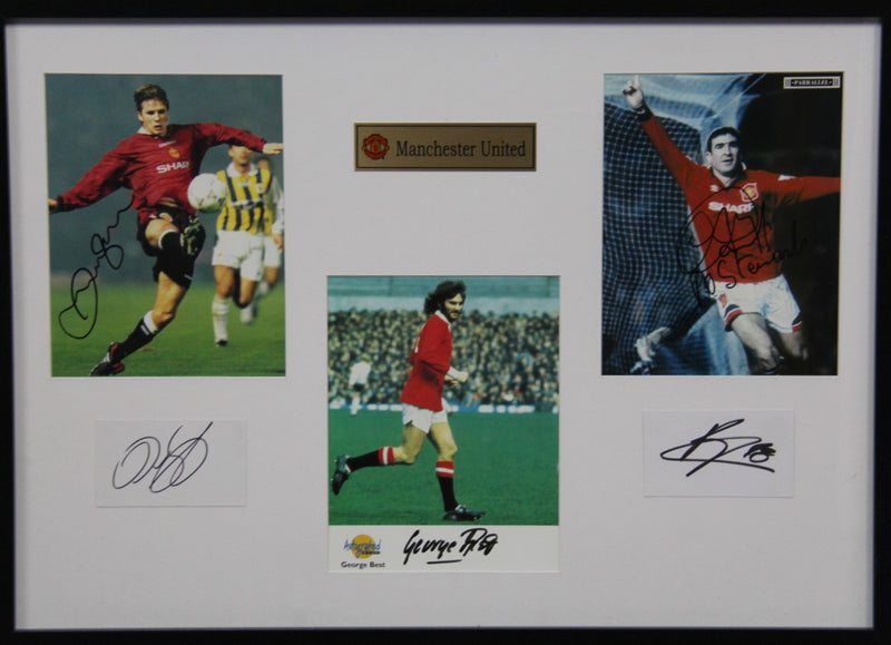 Load image into Gallery viewer, Manchester United Legends Personally Signed by 5, Framed

