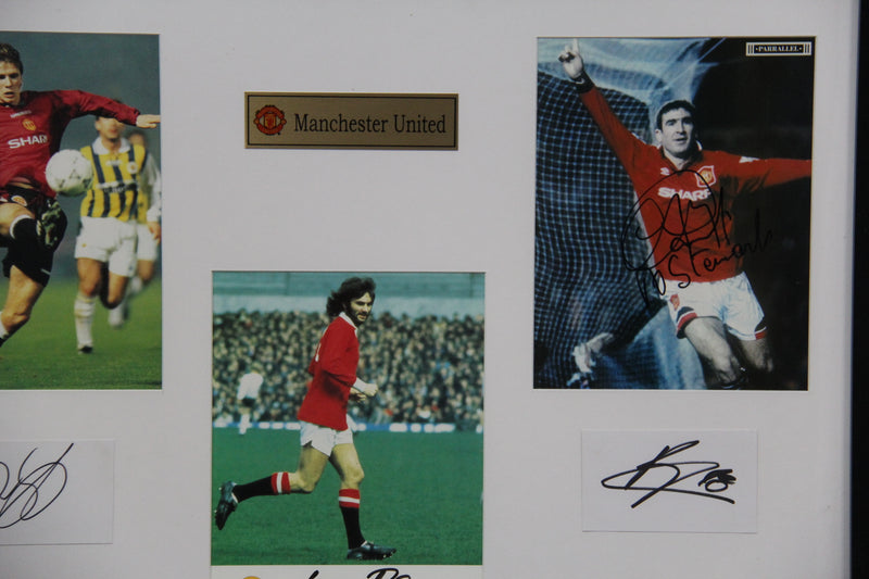 Load image into Gallery viewer, Manchester United Legends Personally Signed by 5, Framed

