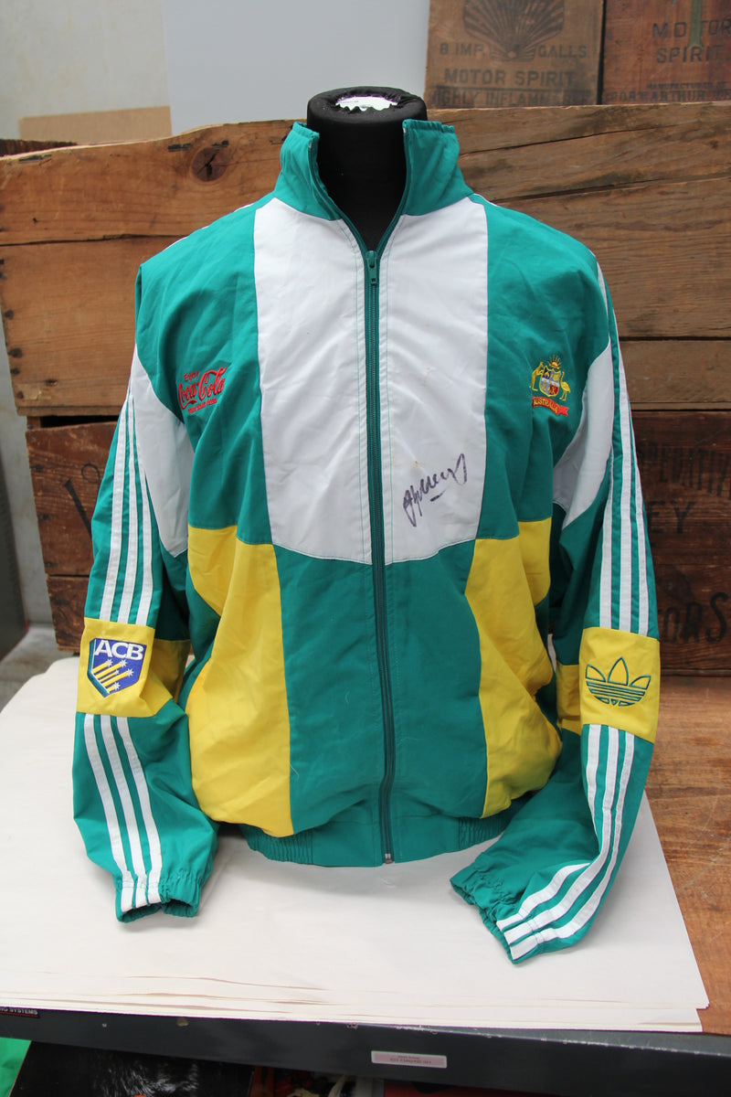 Load image into Gallery viewer, Australia vs Sri Lanka 1999 Test Team Signed Shirt, Test-Worn by Jason Gillespie, Framed
