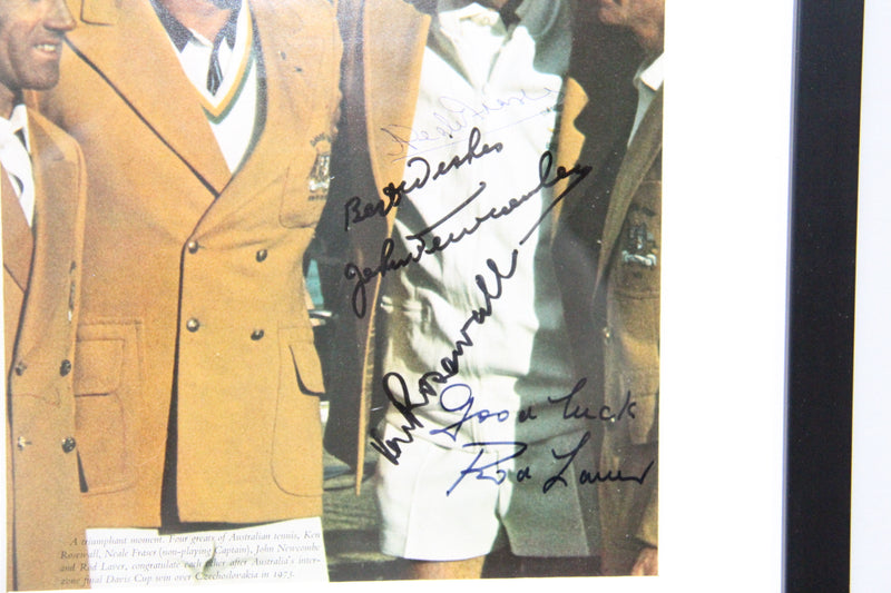 Load image into Gallery viewer, Australian Tennis Legends Personally Signed by 4, Framed
