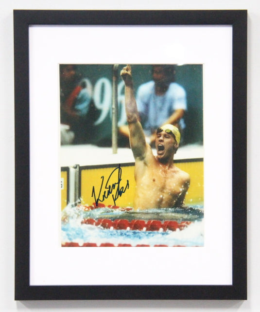 Kieren Perkins 1996 Olympic Miracle, Personally signed, Framed