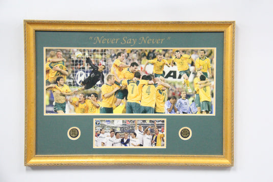 "Never Say Never" 2006 Socceroos World Cup Tribute, Framed