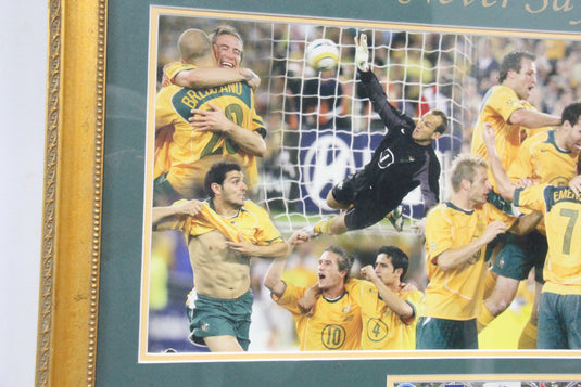 "Never Say Never" 2006 Socceroos World Cup Tribute, Framed