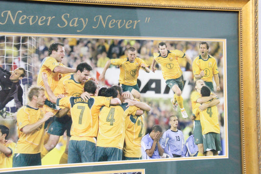 "Never Say Never" 2006 Socceroos World Cup Tribute, Framed